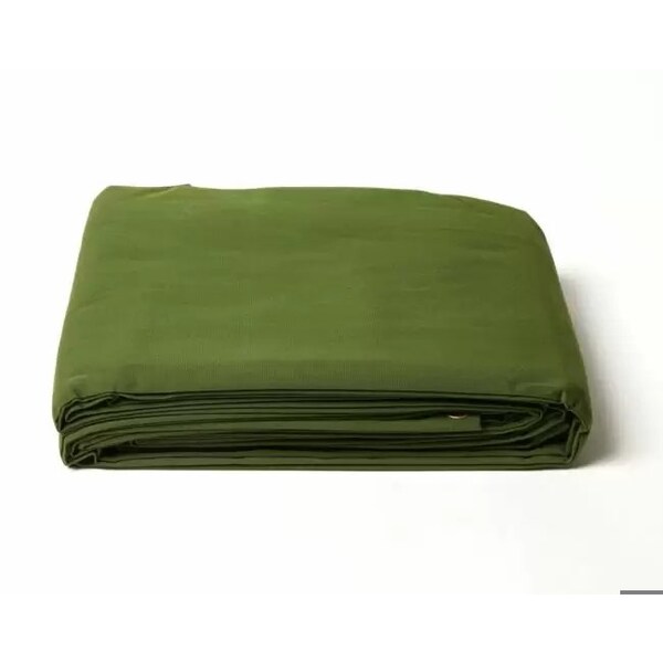 Tarps Now 8' X 10' Green Canvas Tarps Waterproof Canvas Tarps FSPCGN